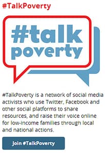  #TalkPoverty #PovertyIs