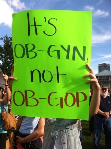 It's OB-GYN, not OB-GOP