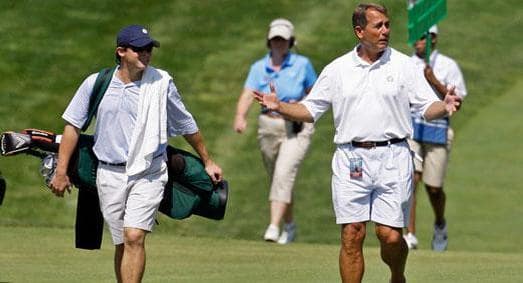 John Boehner hard at work