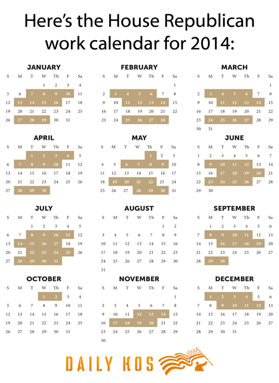 Republican Work Calendar