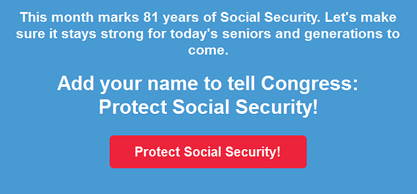 Tell Congress: Protect Social Security for Our Seniors and Future Generations