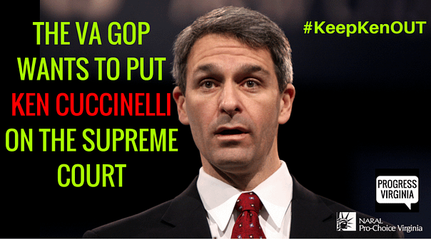 #KeepKenOUT of the Virginia Supreme Court