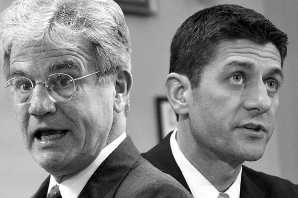 Tom Coburn, Paul Ryan (Credit: AP/Sue Ogrocki/J. Scott Applewhite/photo montage by Salon)